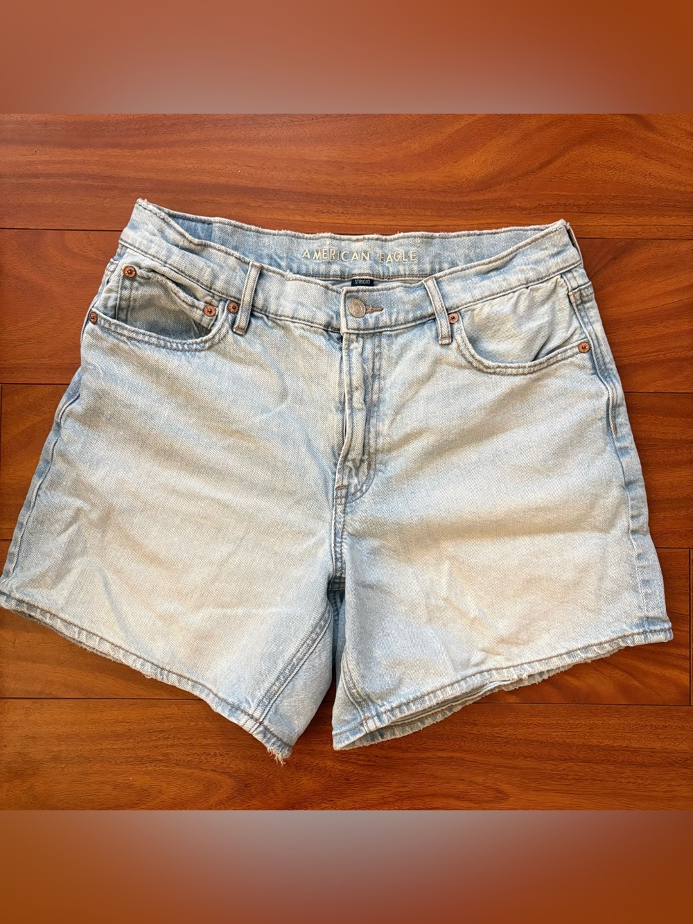 American Eagle Outfitters Light Wash Denim Shorts